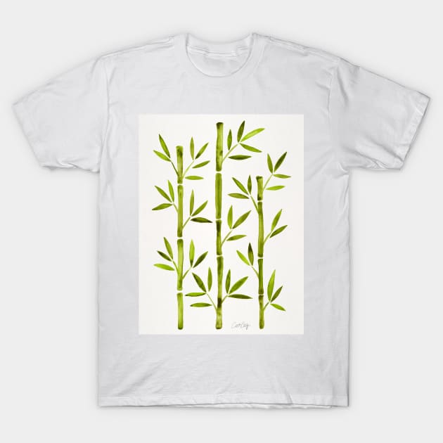 Green Bamboo T-Shirt by CatCoq